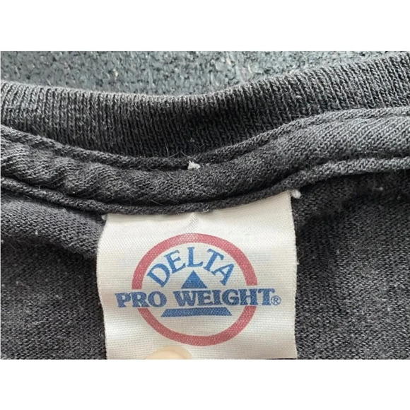 NASA T Shirt Mens Medium Dark Gray Blue Red. Preowned Loved T-Shirt Some Fading - Picture 7 of 7